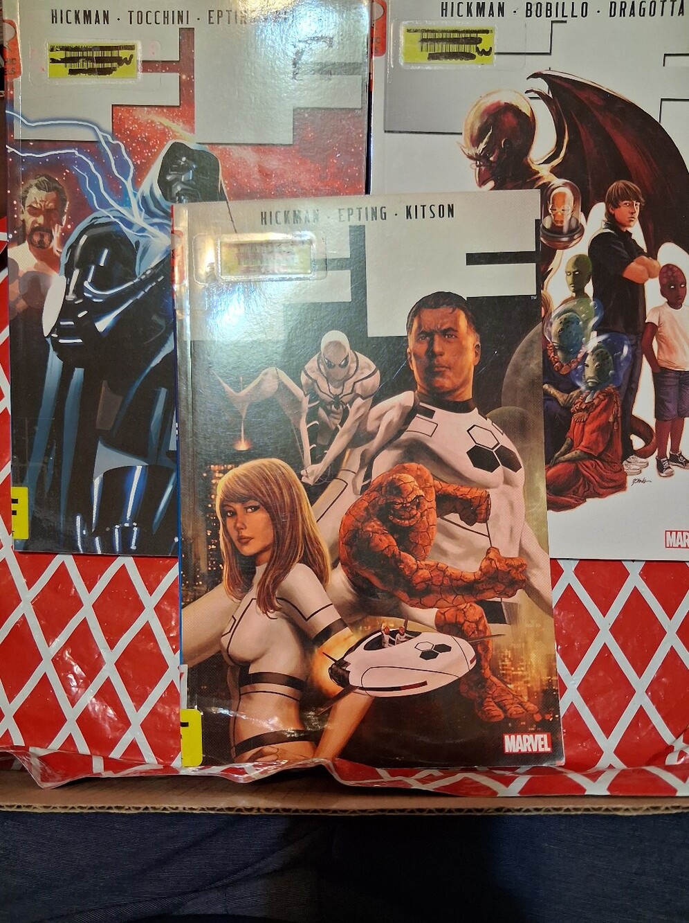 3 FF tpb lot volumes 1,2,3 all ex-library copies with stamps and stickers on cov